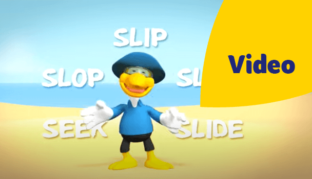 video slip slop slap seek slide